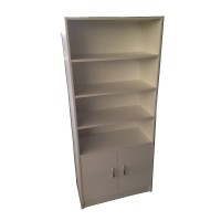 Bookshelf with Bottom 2 door Cupboard 